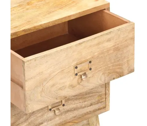 Naktinė Spintelė, 40X35X55cm Mango Medienos Masyvas