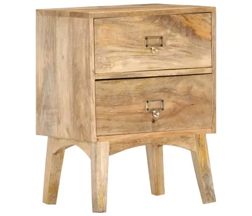 Naktinė Spintelė, 40X35X55cm Mango Medienos Masyvas