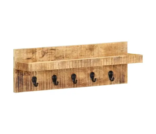 Seinale Kinnitatav Riidenagi, 60X15X20 cm Mangopuit