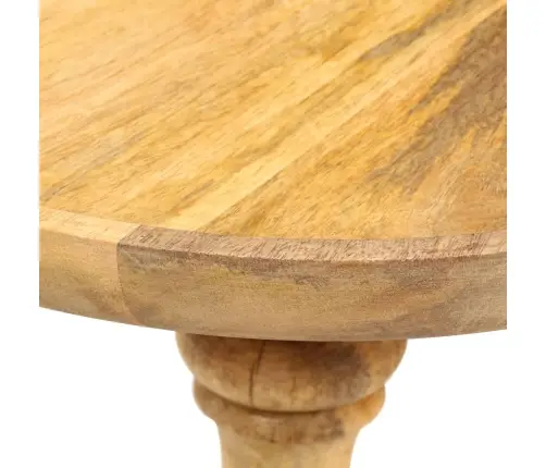 Galdiņš, 43X43X66 Cm, Apaļš, Mango Masīvkoks Vidaxl