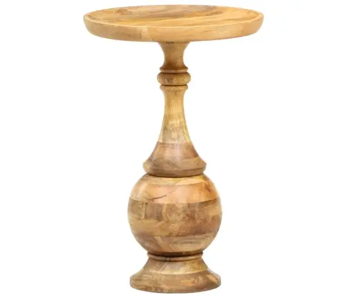 Galdiņš, 43X43X66 Cm, Apaļš, Mango Masīvkoks Vidaxl