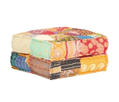 Pufs, 60X70X36 Cm, Tekstilmozaīka, Audums Vidaxl