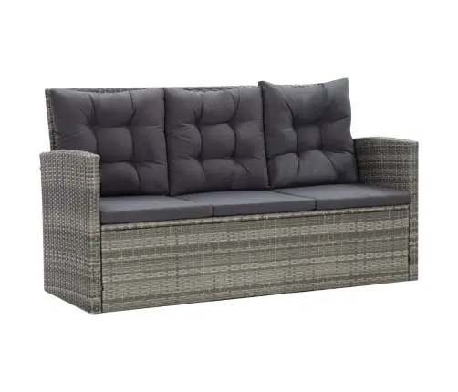 5-Daļīgs Dārza Mēbeļu Komplekts, Matrači, Pe Rotangpalma Vidaxl