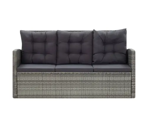 5-Daļīgs Dārza Mēbeļu Komplekts, Matrači, Pe Rotangpalma Vidaxl