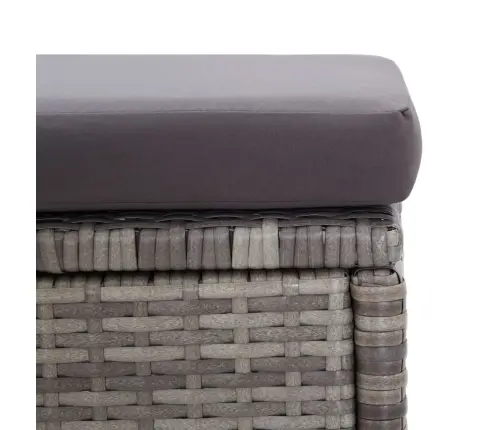 6-Daļīgs Dārza Atpūtas Mēbeļu Komplekts Ar Matračiem, Pelēks Pe Vidaxl