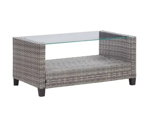 6-Daļīgs Dārza Atpūtas Mēbeļu Komplekts Ar Matračiem, Pelēks Pe Vidaxl