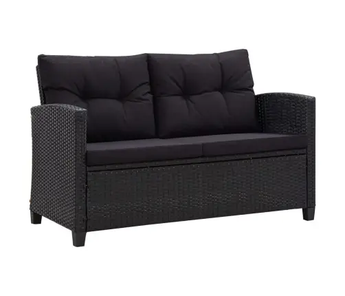 6-Daļīgs Dārza Dīvāna Komplekts Ar Matračiem, Pe Rotanpalma Vidaxl