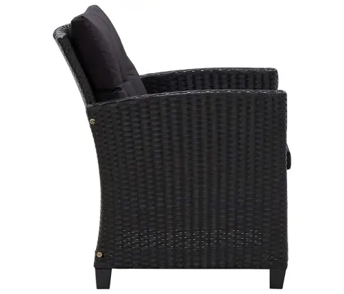 6-Daļīgs Dārza Dīvāna Komplekts Ar Matračiem, Pe Rotanpalma Vidaxl