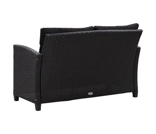 6-Daļīgs Dārza Dīvāna Komplekts Ar Matračiem, Pe Rotanpalma Vidaxl