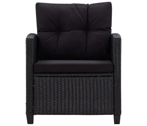 6-Daļīgs Dārza Dīvāna Komplekts Ar Matračiem, Pe Rotanpalma Vidaxl