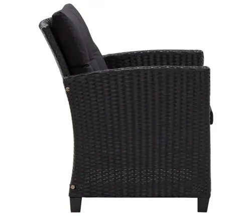 6-Daļīgs Dārza Dīvāna Komplekts Ar Matračiem, Pe Rotanpalma Vidaxl