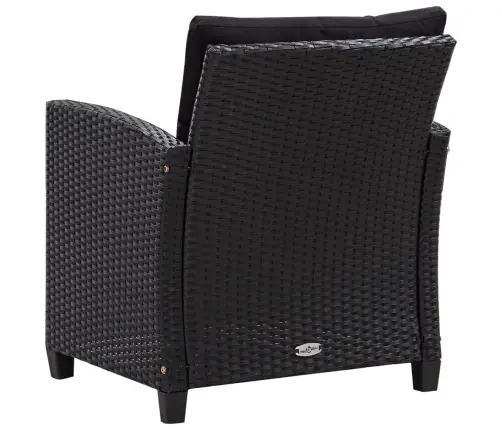 6-Daļīgs Dārza Dīvāna Komplekts Ar Matračiem, Pe Rotanpalma Vidaxl