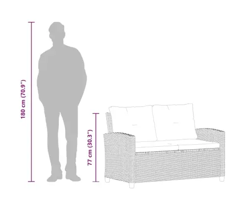 2-Kohaline Aiadiivan Patjadega, Hall, 124 cm Polürotang