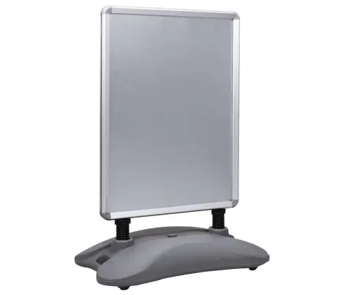 A1 Plakātu Stends, Pelēks, Alumīnija Sakausējums Vidaxl