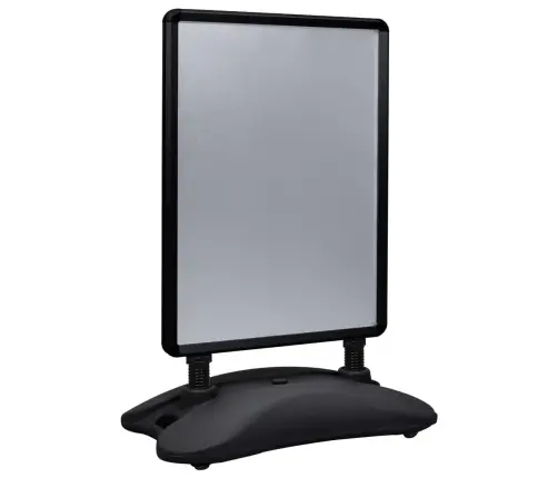 A1 Plakātu Stends, Melns, Alumīnija Sakausējums Vidaxl