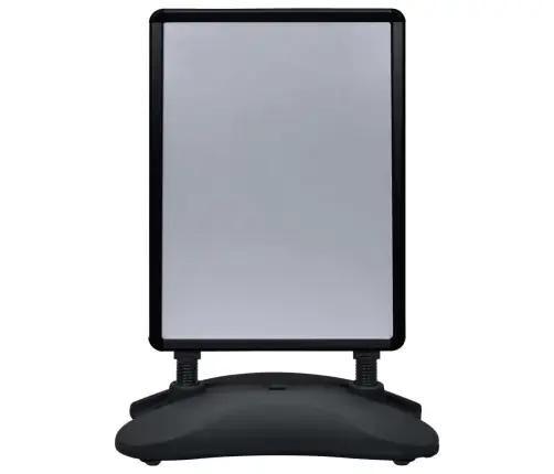 A1 Plakātu Stends, Melns, Alumīnija Sakausējums Vidaxl