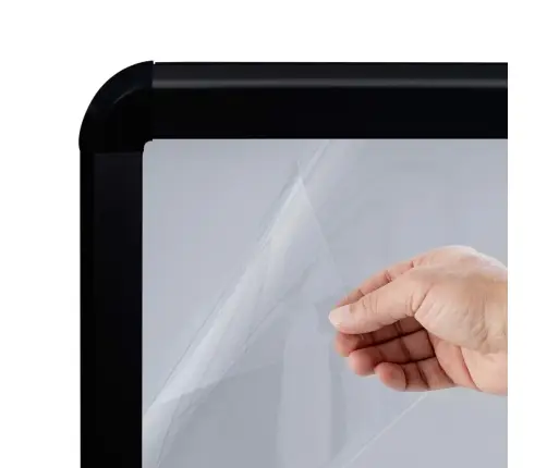 A1 Plakātu Stends, Melns, Alumīnija Sakausējums Vidaxl