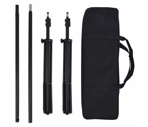 Fotostudijas Komplekts - Gaismas Izkliedētāji Un Foni Vidaxl