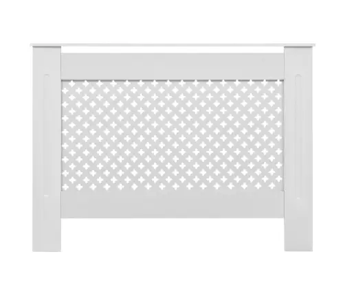 Radiatora Pārsegi, 2 Gab., Balti, 112X19X81,5 Cm, Mdf Vidaxl