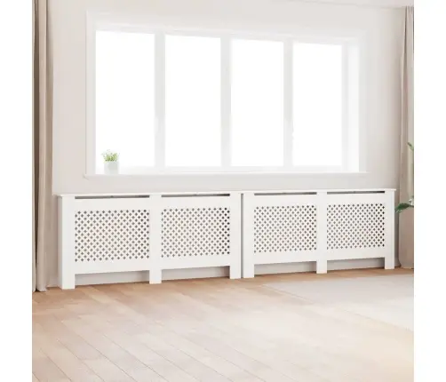 Radiaatorikatted 2 Tk, Valged, 172 X 19 X 81,5 cm Mdf