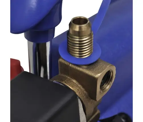 Vienpakāpes Vakuuma Sūknis, Četrvirziena Kolektors Un Mērierīce Vidaxl