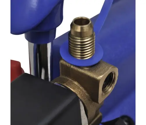 Vienpakāpes Vakuuma Sūknis, Divvirziena Kolektors Un Mērierīce Vidaxl