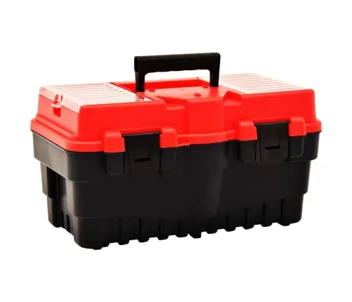 Instrumentu Kaste Plastmasas, 462X256X242 Mm, Sarkana Vidaxl