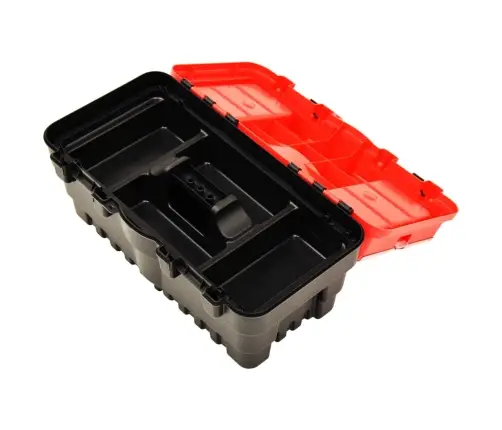 Instrumentu Kaste Plastmasas, 462X256X242 Mm, Sarkana Vidaxl