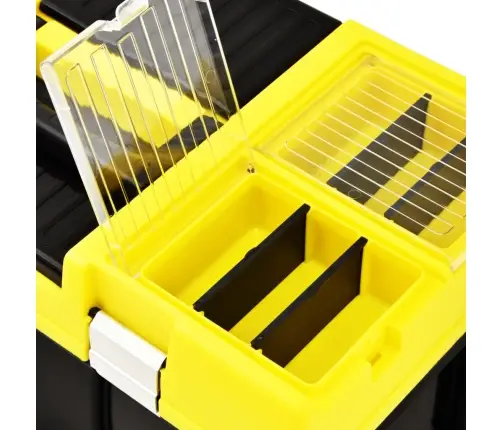 Instrumentu Kaste Plastmasas, 595X337X316 Mm, Dzeltena Vidaxl