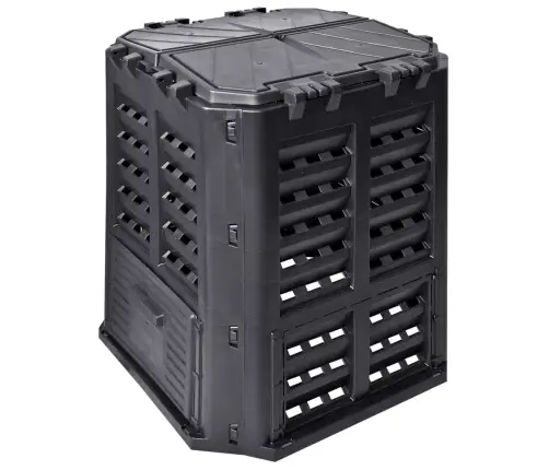 Aia Komposter, Must 68,9 X 68,9 X 83,9 Cm 360 L