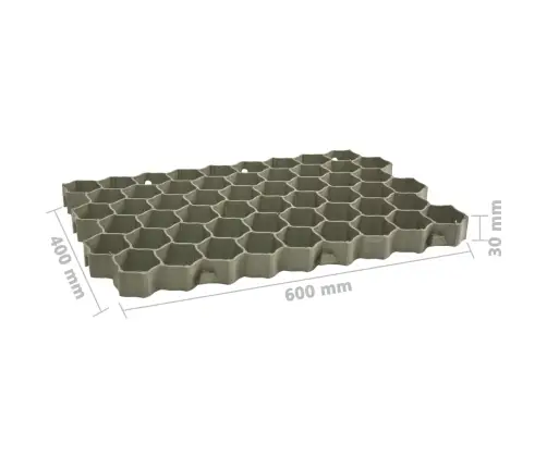 Zāliena Režģi, 16 Gab., 60X40X3 Cm, Zaļa Plastmasa Vidaxl