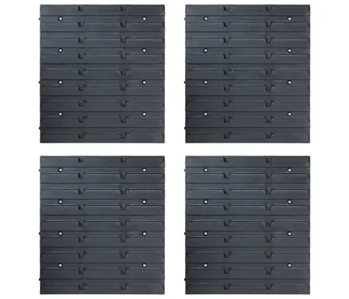 29-Osaline Hoiukastide Komplekt Seinapaneelidega Punane Ja Must