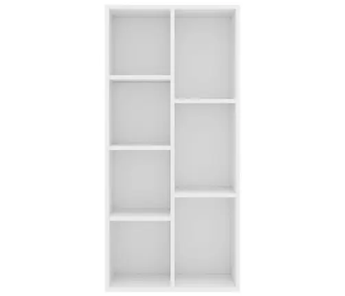Spintelė Knygoms, Baltos Spalvos, 50X25X106cm Apdirbta Mediena