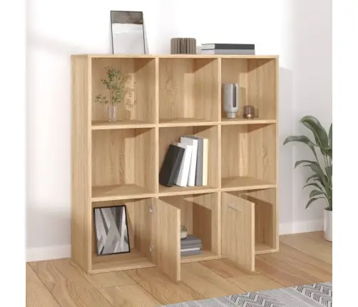 Grāmatu Plaukts, Ozolkoka Krāsa, 98X30X98 Cm, Inženierijas Koks Vidaxl Grāmatu Plaukts, Ozolkoka Krāsa, 98X30X98 Cm, Inženierijas Koks Vidaxl