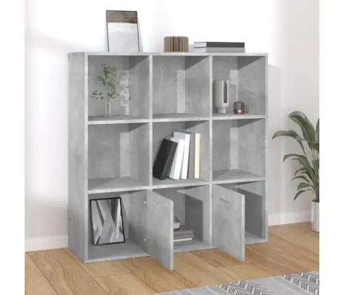 Raamaturiiul Betoonhall 98 X 30 X 98 Cm Tehispuit