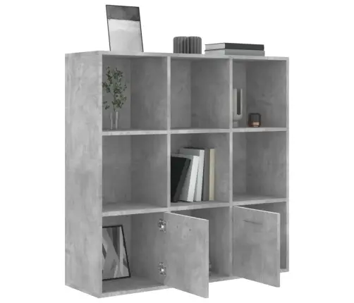 Raamaturiiul Betoonhall 98 X 30 X 98 Cm Tehispuit