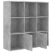 Raamaturiiul Betoonhall 98 X 30 X 98 Cm Tehispuit