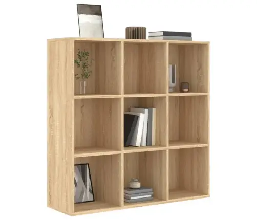 Grāmatu Plaukts, Ozolkoka Krāsa, 98X29X97,5Cm Inženierijas Koks Vidaxl