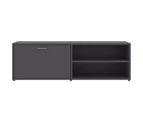 Televizoriaus Spintelė, Pilka, 120X34X37cm Apdirbta Mediena