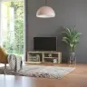 Tv Skapītis, Ozolkoka Krāsa, 120X34X37 Cm, Inženierijas Koks Vidaxl