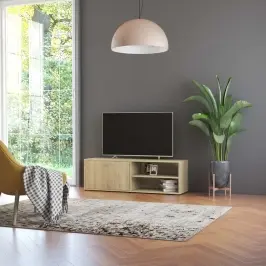 Tv Skapītis, Ozolkoka Krāsa, 120X34X37 Cm, Inženierijas Koks Vidaxl