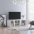 Tv Skapītis, Balts, 120X34X37 Cm, Inženierijas Koks Vidaxl