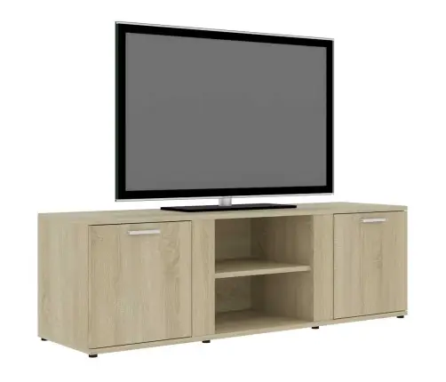 Tv Skapītis, Ozolkoka Krāsa, 120X34X37 Cm, Inženierijas Koks Vidaxl