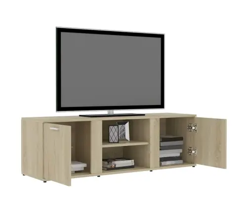 Tv Skapītis, Ozolkoka Krāsa, 120X34X37 Cm, Inženierijas Koks Vidaxl