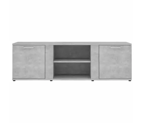 Tv Skapītis, Betonpelēks, 120X34X37 Cm, Inženierijas Koks Vidaxl