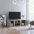 Tv Skapītis, Betonpelēks, 120X34X37 Cm, Inženierijas Koks Vidaxl