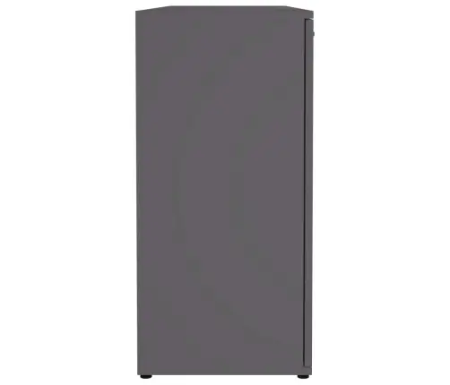 Šoninė Spintelė, Pilka, 120X35,5X75cm Apdirbta Mediena