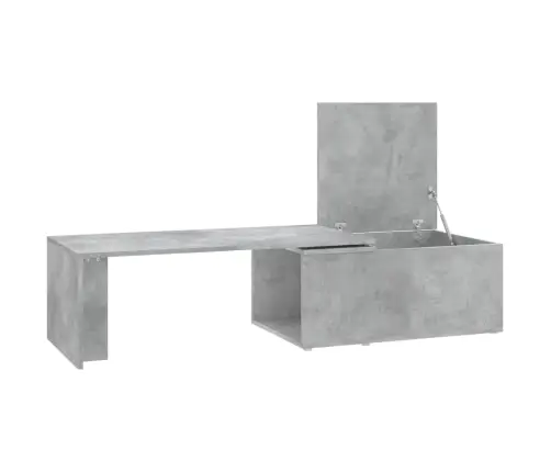 Kavos Staliukas, Betono Pilkos Spalvos, 150X50X35cm Mdp Kavos Staliukas, Betono Pilkos Spalvos, 150X50X35cm Mdp