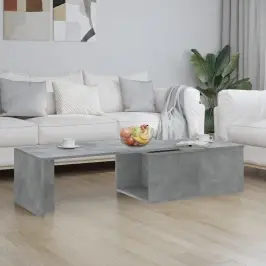 Kohvilaud, Betoonhall, 150 X 50 X 35 Cm Puitlaastplaat