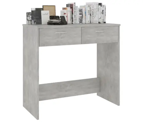 Rakstāmgalds, Betonpelēks, 80X40X75 Cm, Inženierijas Koks Vidaxl Rakstāmgalds, Betonpelēks, 80X40X75 Cm, Inženierijas Koks Vidaxl